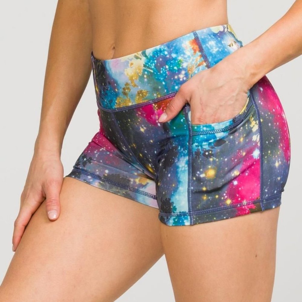 I A B | M F G Pocket Booty Shorts - Nebula - Rare/Discontinued